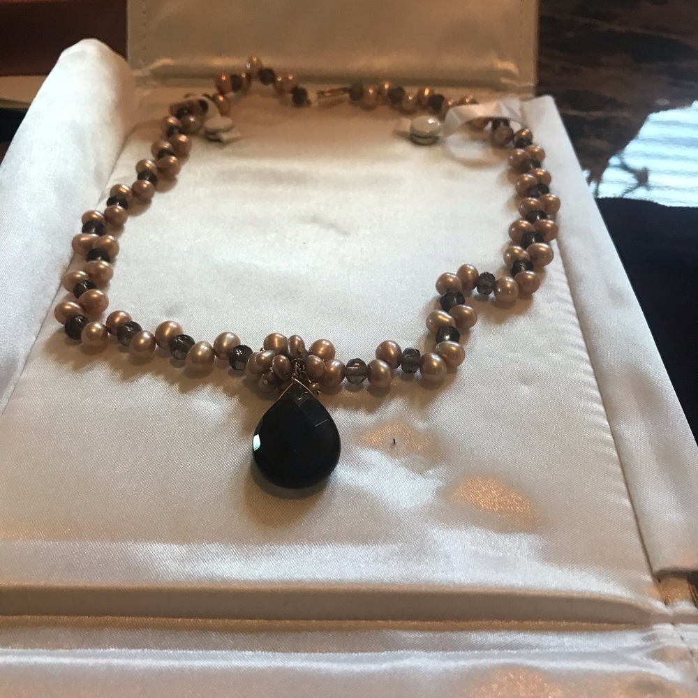 Smokey Topaz GORGEOUS necklace